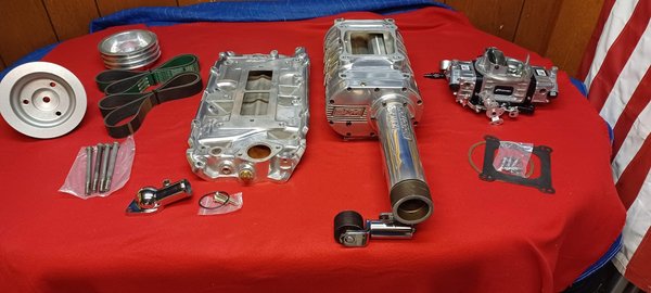 Big Block Chevy B&M 174 Polished Supercharger Kit – 396–  for Sale $2,900 