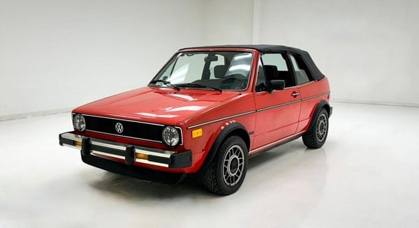 1985 Volkswagen Golf Cabriolet  for Sale $12,000 