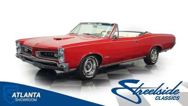 1966 Pontiac GTO Convertible  for Sale $74,995 