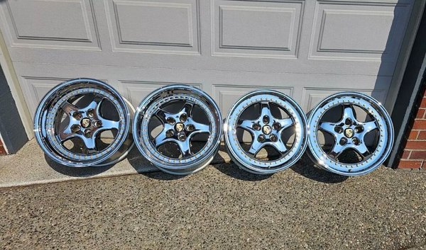 Speedline Three-Piece Wheels for 993 Porsche   for Sale $4,500 