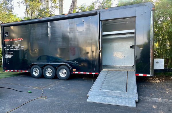 28' Pace Stacker lower profile Trailer reduced drag