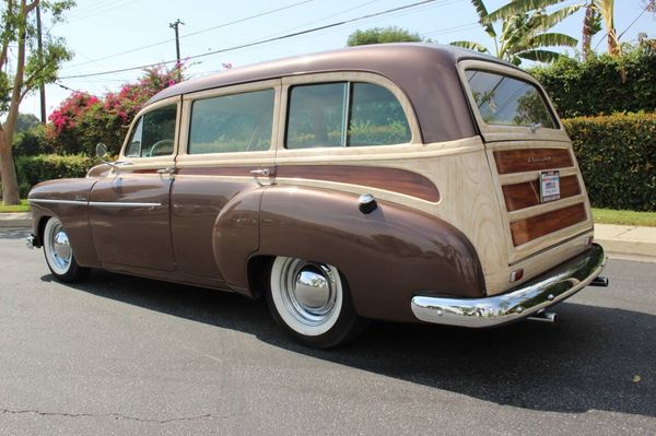 1950 Chevrolet Styleline Deluxe Tin Woody for Sale $36,900