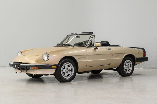 1986 Alfa Romeo Spider Veloce  for Sale $22,995 