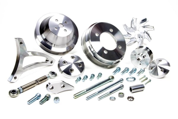 69.5 302/351W 4 Bolt Serpentine Kit, by MARCH PERFORMANCE, M