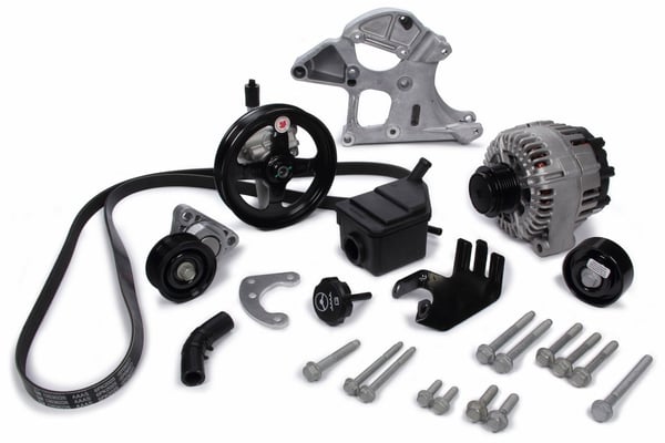 LS Deluxe Serpentine Drive Kit w/o AC, by CHEVROLET PERFORMA