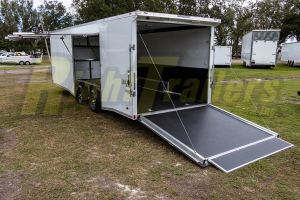 2021 8.5x24 Bravo Race Trailer with PED 