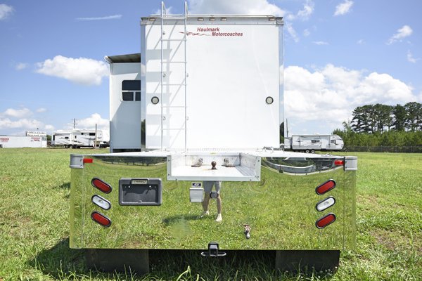 2006 Haulmark Toterhome Freightliner M2 350HP CAT with a Sli for Sale $125,000