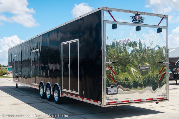 2020 Vintage 3-Car Wedge Enclosed Car Trailer for Sale $55,900