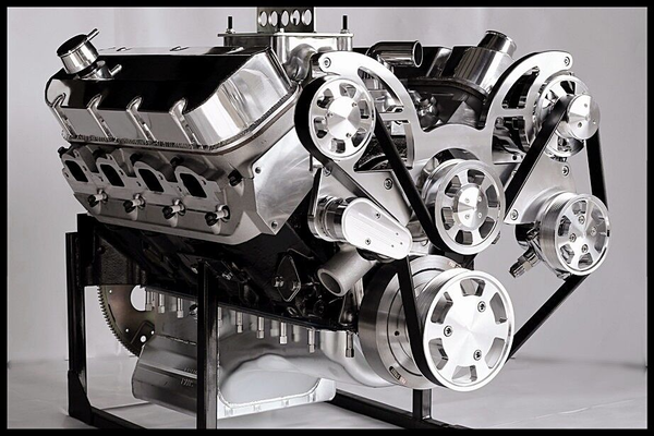 BBC Chevy Turn Key 632 Stage 10.5 Engine 915 hp-Serpentine