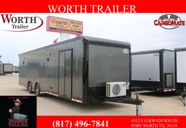 8.5'x32' Cargo Mate EliminatorSS Enclosed Racecar Trailer