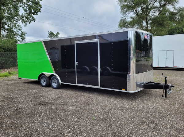 8.5x24 Deluxe Enclosed Trailer  for Sale $10,899 