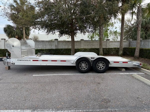 22' Featherlite Aluminum Open Car Hauler  for Sale $12,000 