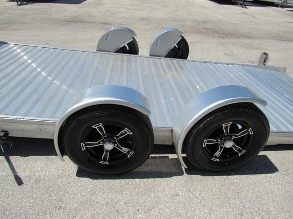 7X18 Aluminum Drop and Load Open Car Hauler  for Sale $16,799 