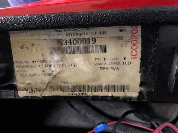 1965 Ford Cobra 427 for Sale $42,500