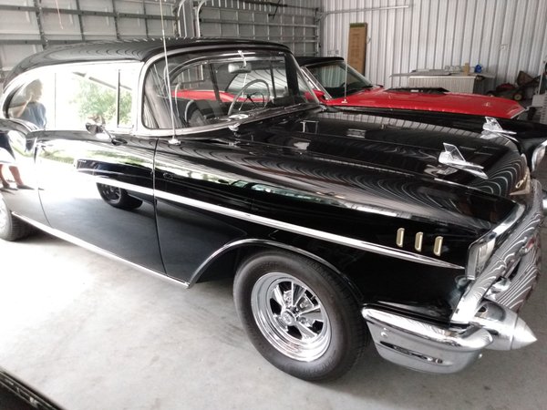 57 Chevy Belair completely restored