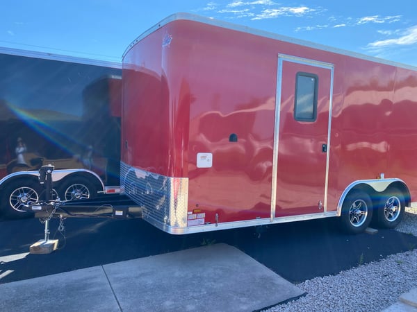 Concession Trailer 8.5 x 18 Sinks Roof Air   for Sale $32,675 