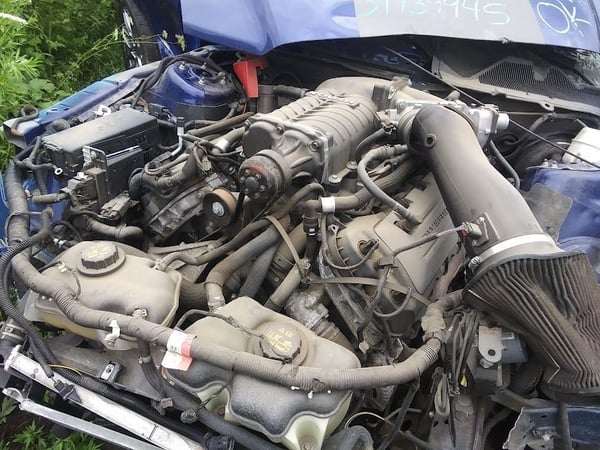 2014 Mustang 5.0 engine with Rousch stage 3 supercharger  for Sale $10,000 