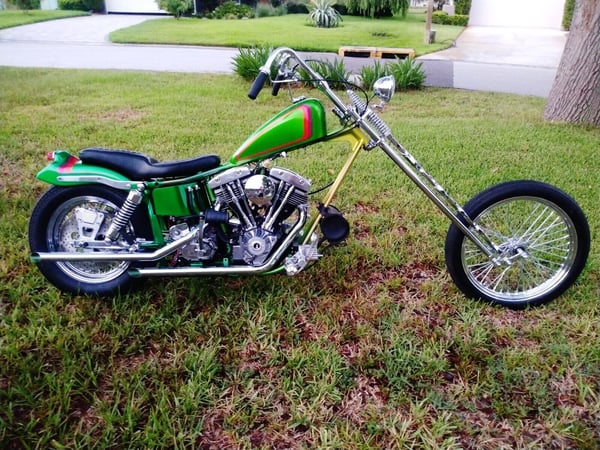 1973 Harley Davidson Custom Chopper  for Sale $16,995 
