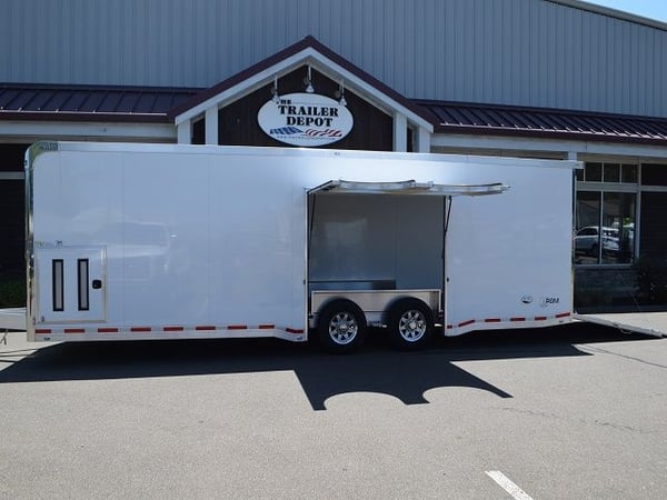 8’6″ X 28′ ROM ENCLOSED CAR HAULER WITH ESCAPE DOOR 13  for Sale $44,700 