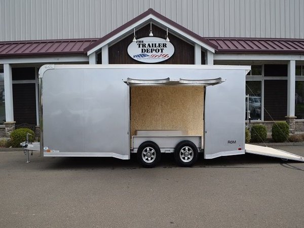 8’6″ X 20′ ROM ENCLOSED CAR HAULER 9.9K  for Sale $24,650 