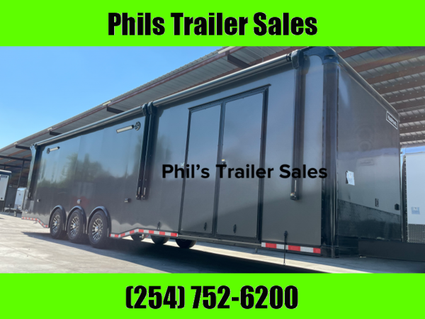 34' HAULMARK RACE TRAILER ENCLOSED CAR HAULER   for Sale $43,999 