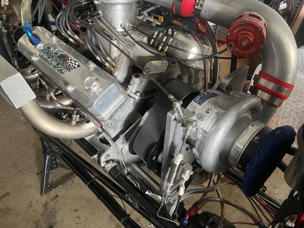 SBC 400 Cubic Pro Charger Engine 