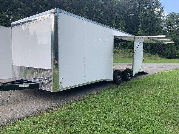 8.5x24 Enclosed Nexhaul Race Trailer w/Large Escape Door  for Sale $17,497 