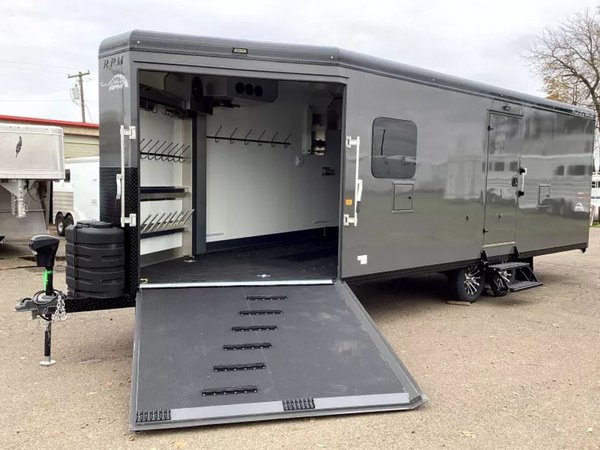 2026 Trails West 28ft. Snowmobile Trailer - Altitude package 