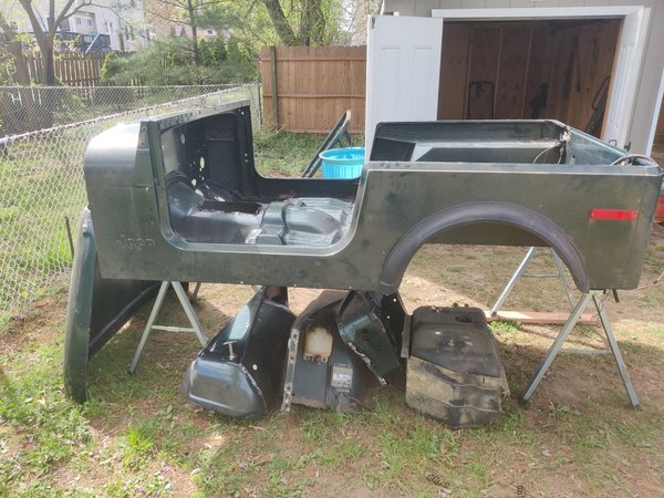 Jeep CJ7 Body and misc parts