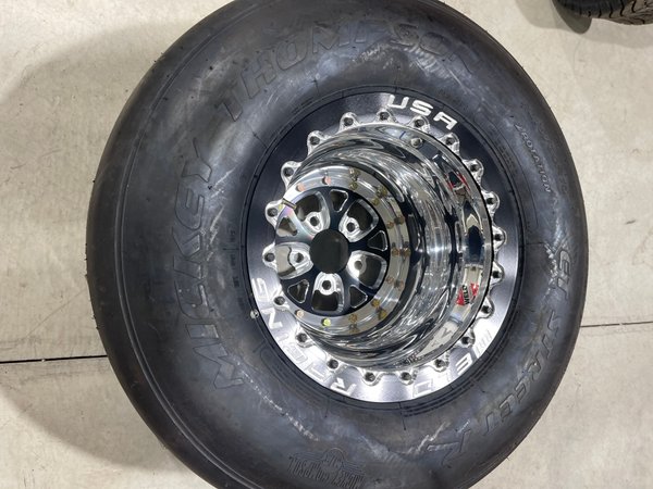 🔥 Weld Racing Drag Wheel & Tire Package – Complete Setu