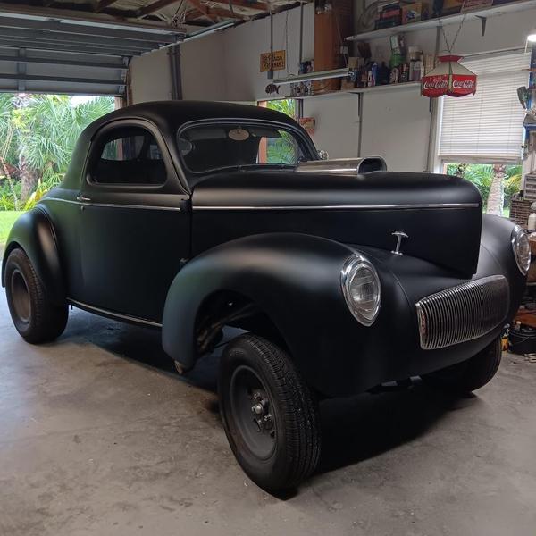 1941 Willys gasser style steel coupe