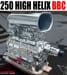 3321 HIGH HELIX BBC BLOWER SHOP SUPERCHARGER 250 8MM 2V COMB