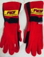 RCI RACER COMPONENTS RED NOMEX BLACK SUEDE GLOVES  for sale $35 