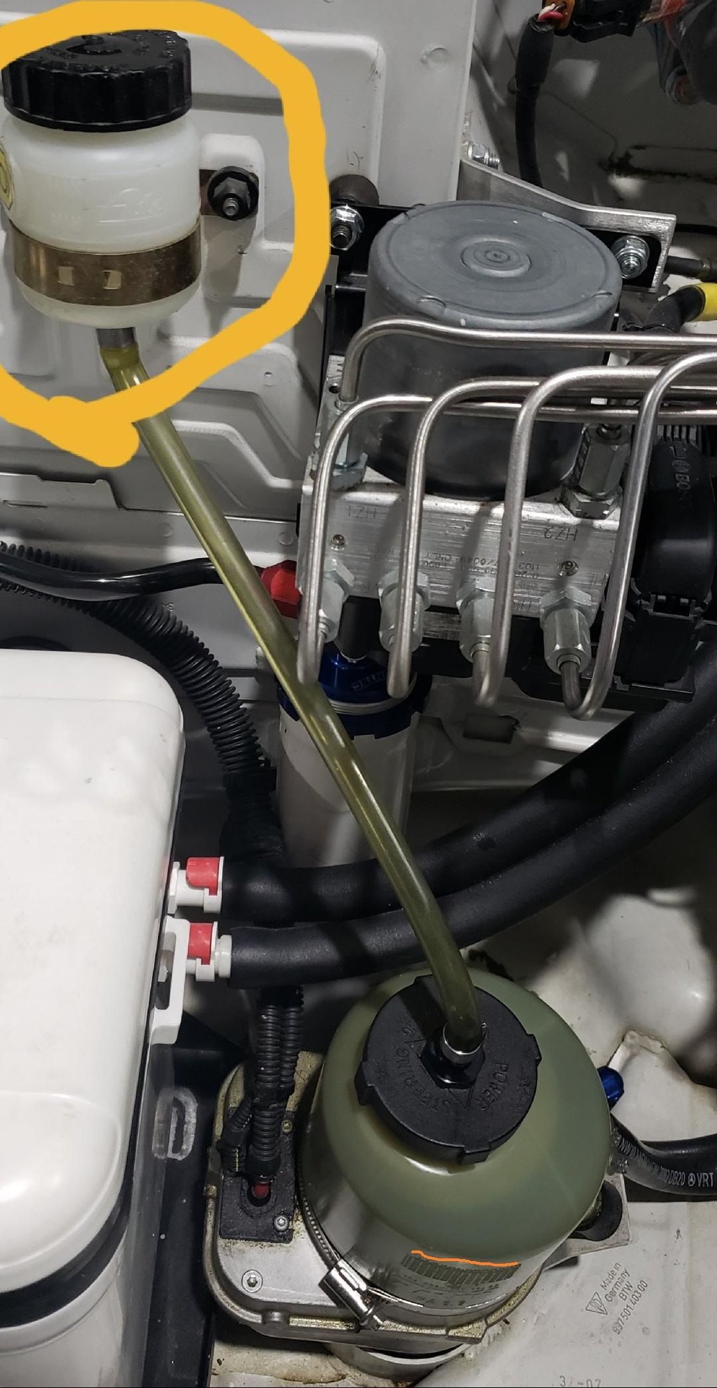 997 Cup Power Steering Fluid Level Rennlist Porsche Discussion Forums