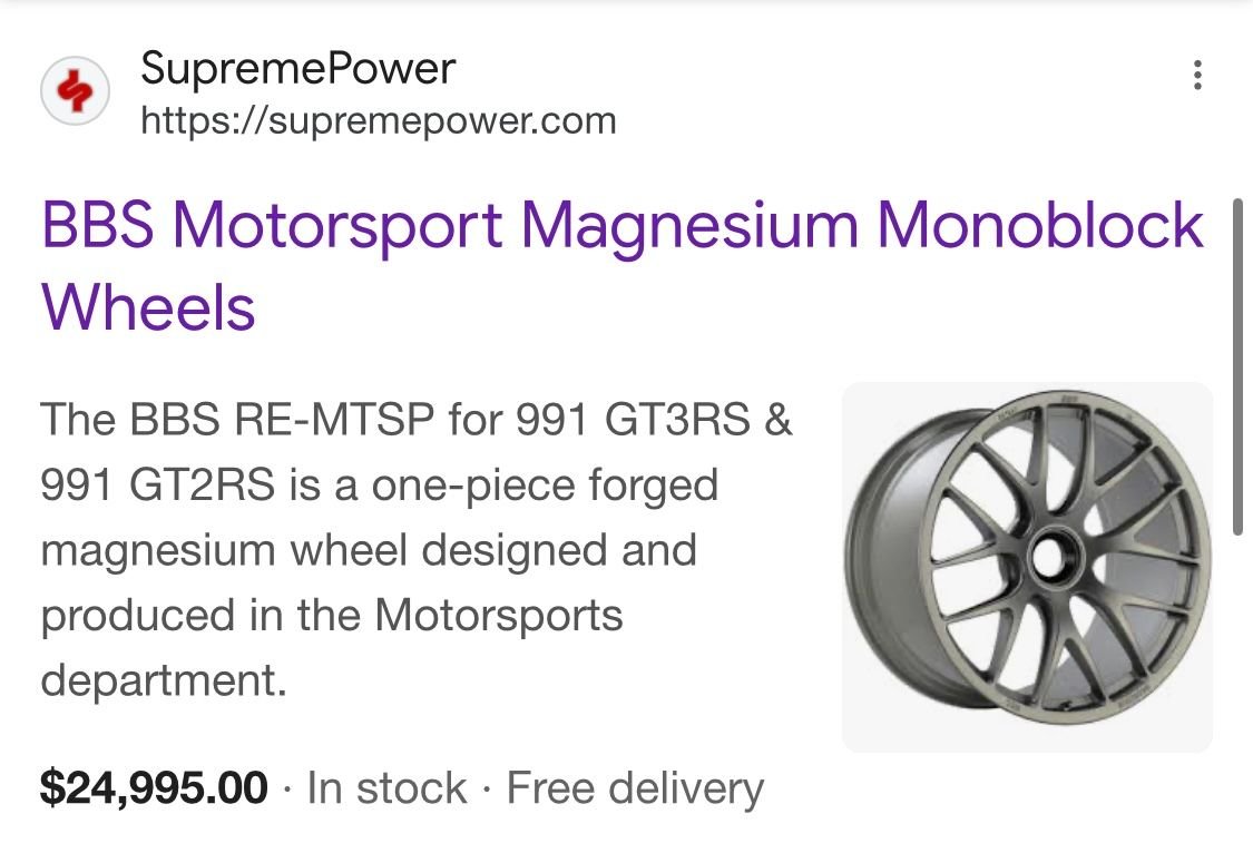 Wheels and Tires/Axles - BBS Magnesium RE-MTSP – 991 GT3RS / GT2RS Fitment 🔥 - Used - All Years  All Models - North Hills, CA 91343, United States