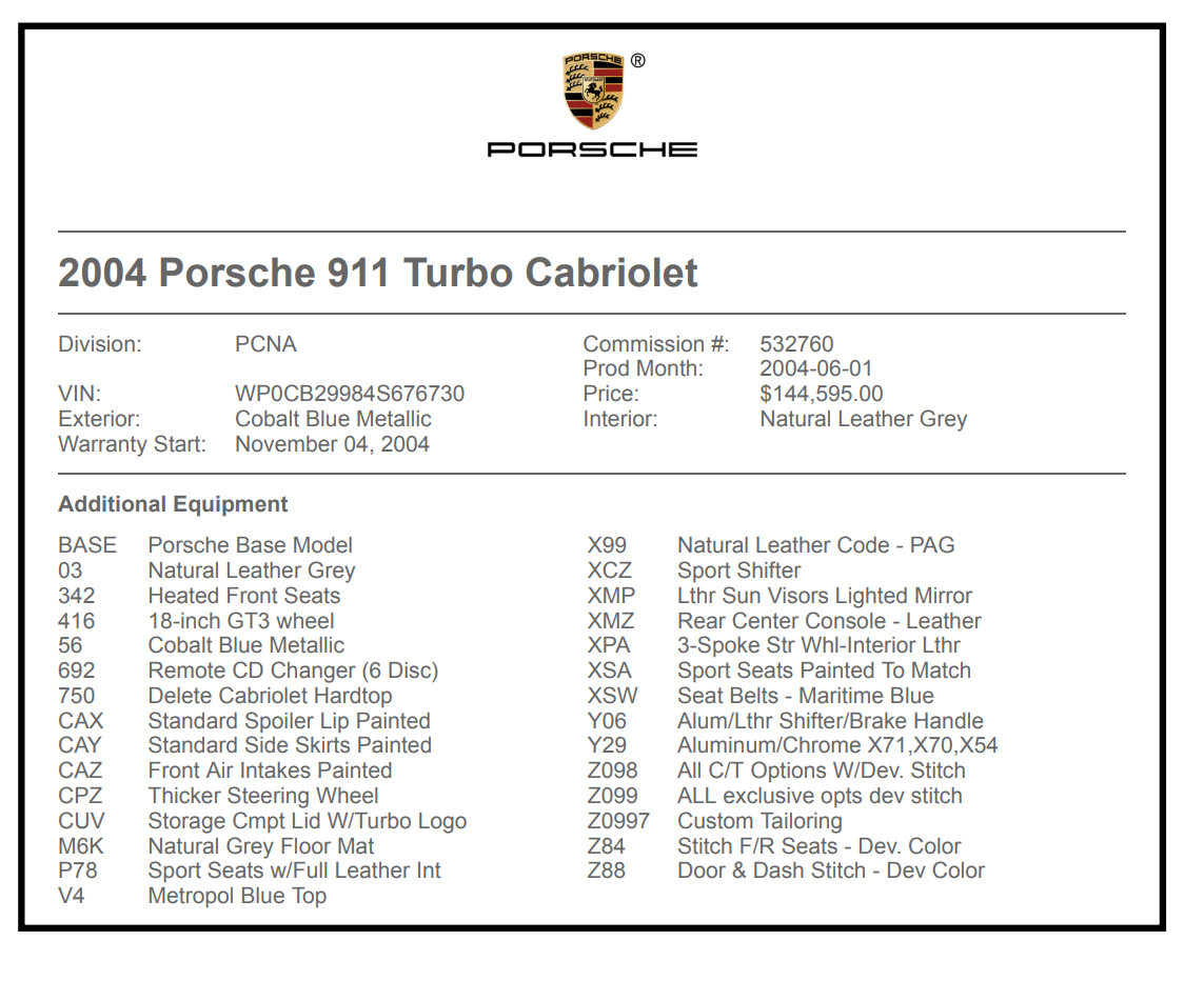 Miscellaneous - Looking for miscellaneous upgrades for a bone stock 996TT. Exhaust, suspension etc. - Used - Temecula, CA 92592, United States