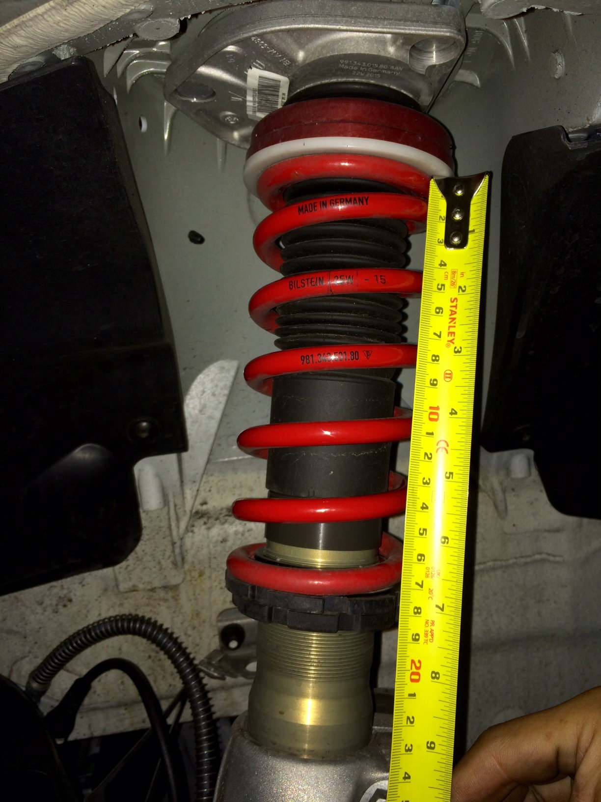 GT4 OEM spring height (on car) - Rennlist - Porsche Discussion Forums