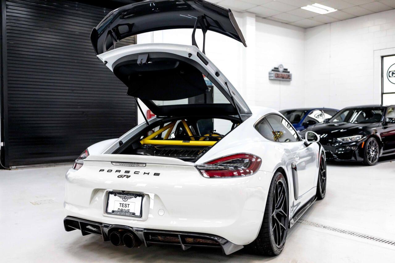 2016 Porsche Cayman GT4 - Porsche Cayman GT4 carrara white, LWB, PCCB, high spec with lots of tasteful mods - Used - VIN WP0AC2A85GK191991 - 6 cyl - 2WD - Manual - Coupe - White - Atlanta, GA 30305, United States