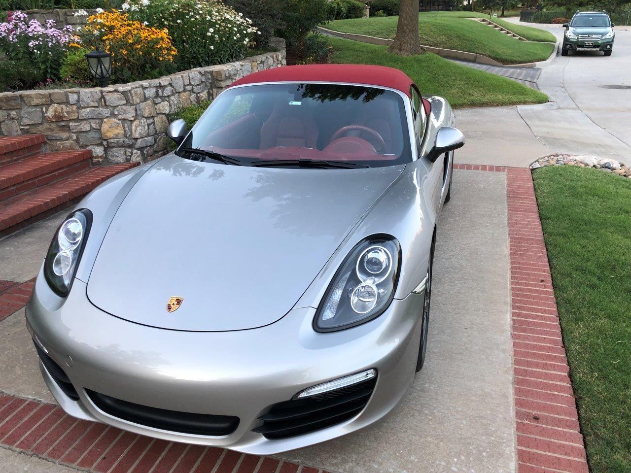 2013 Porsche Boxster - 2013 Boxster S 10.6K mi - Plat Silver Carrera Red Leather - PASM, PTV, PSE, MT - Used - VIN WP0CB2A89DS132286 - 6 cyl - 2WD - Manual - Convertible - Silver - Tulsa, OK 74120, United States