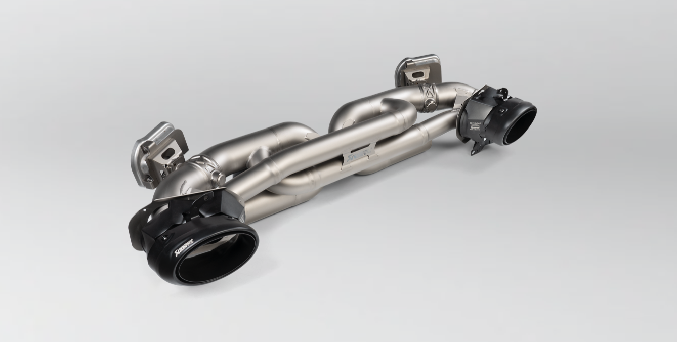 Engine - Exhaust - Akrapovic Slip-On Race Line for 992 Turbo/S [NEW!] - New - 2020 to 2024 Porsche 911 - Denmark