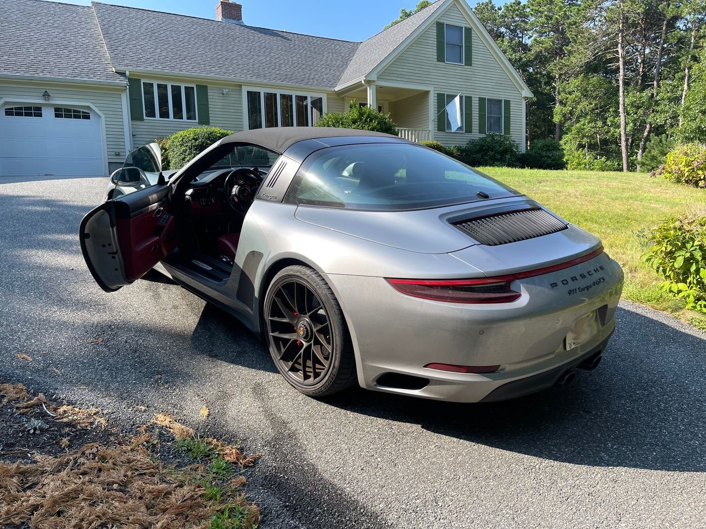 2018 Porsche 911 - 2018 Targa 4 GTS - MT - GT Silver with Bordeaux leather interior, 9300 miles - Used - VIN WP0BB2A92JS134204 - 9,500 Miles - 6 cyl - 4WD - Manual - Convertible - Silver - Boston, MA 02446, United States