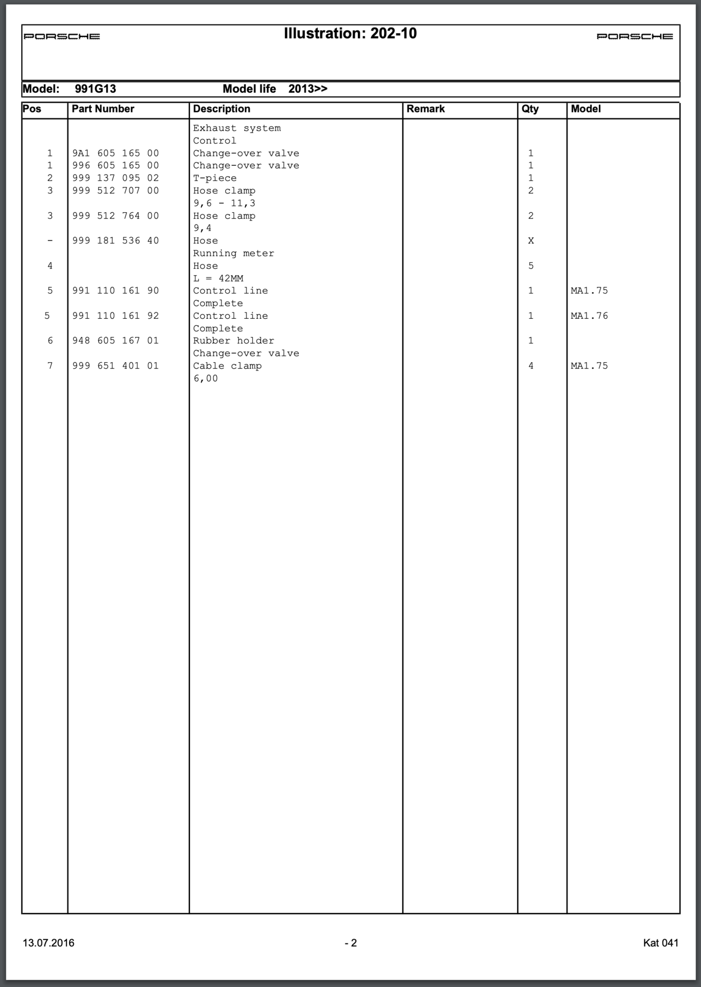 Exhaust vacuum line location 991.1 gt3 Rennlist Porsche Discussion