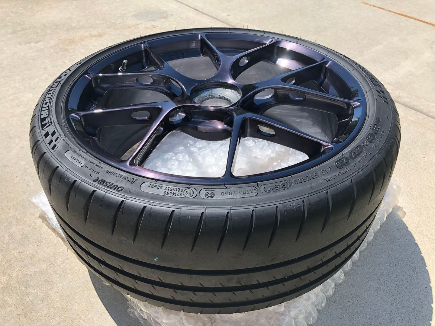 Wheels and Tires/Axles - Porsche BBS FI-R Wheels 20x9 ET52 & 20x12 ET44 Center Lock Custom Brushed Finish - Used - 2013 to 2019 Porsche 911 - Lees Summit, MO 64064, United States