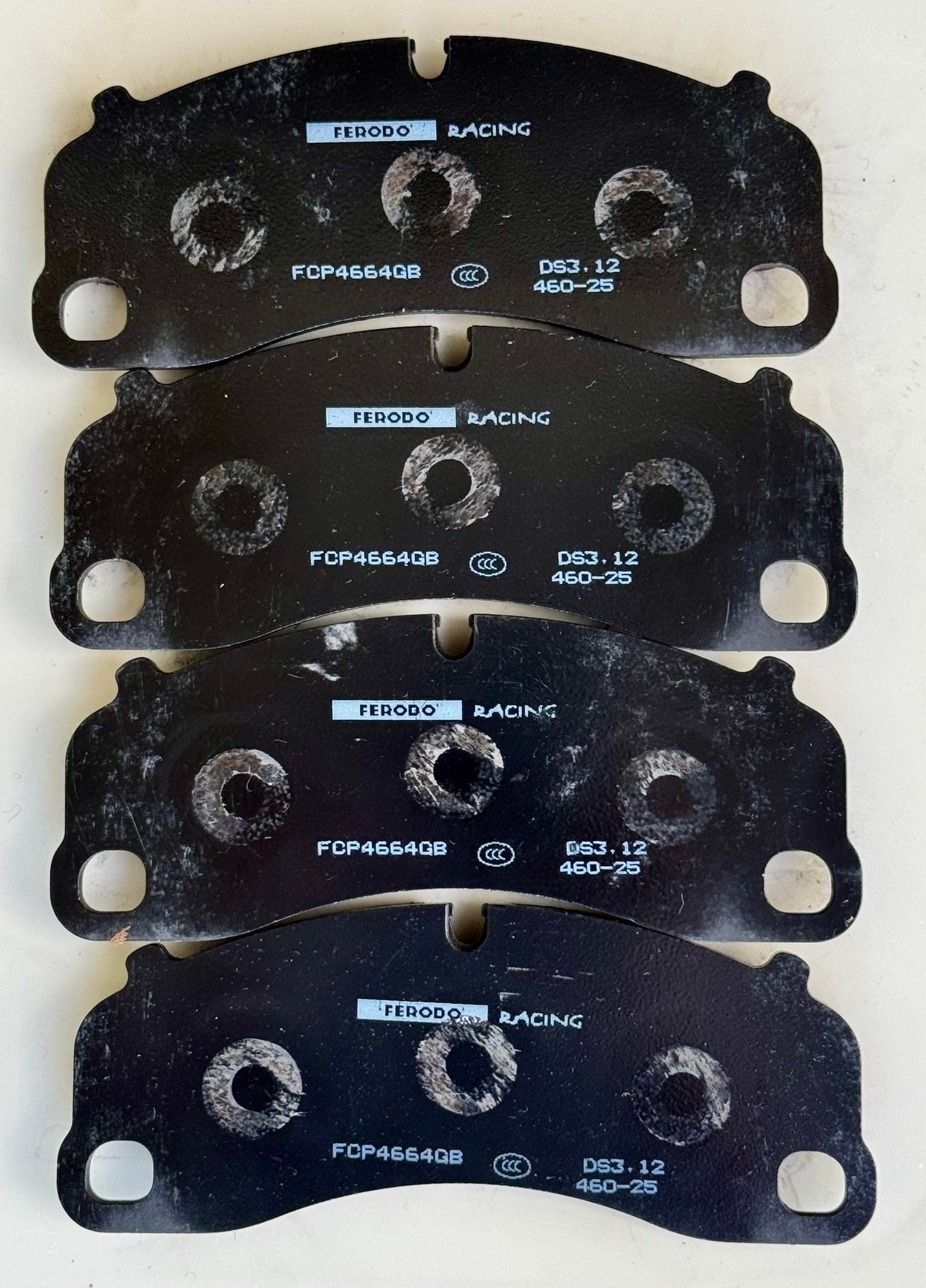 Brakes - Ferodo DS3.12 Pads for 992 GT3RS, barely used - Used - 2024 to 2026 Porsche 911 - Atlanta, GA 30305, United States