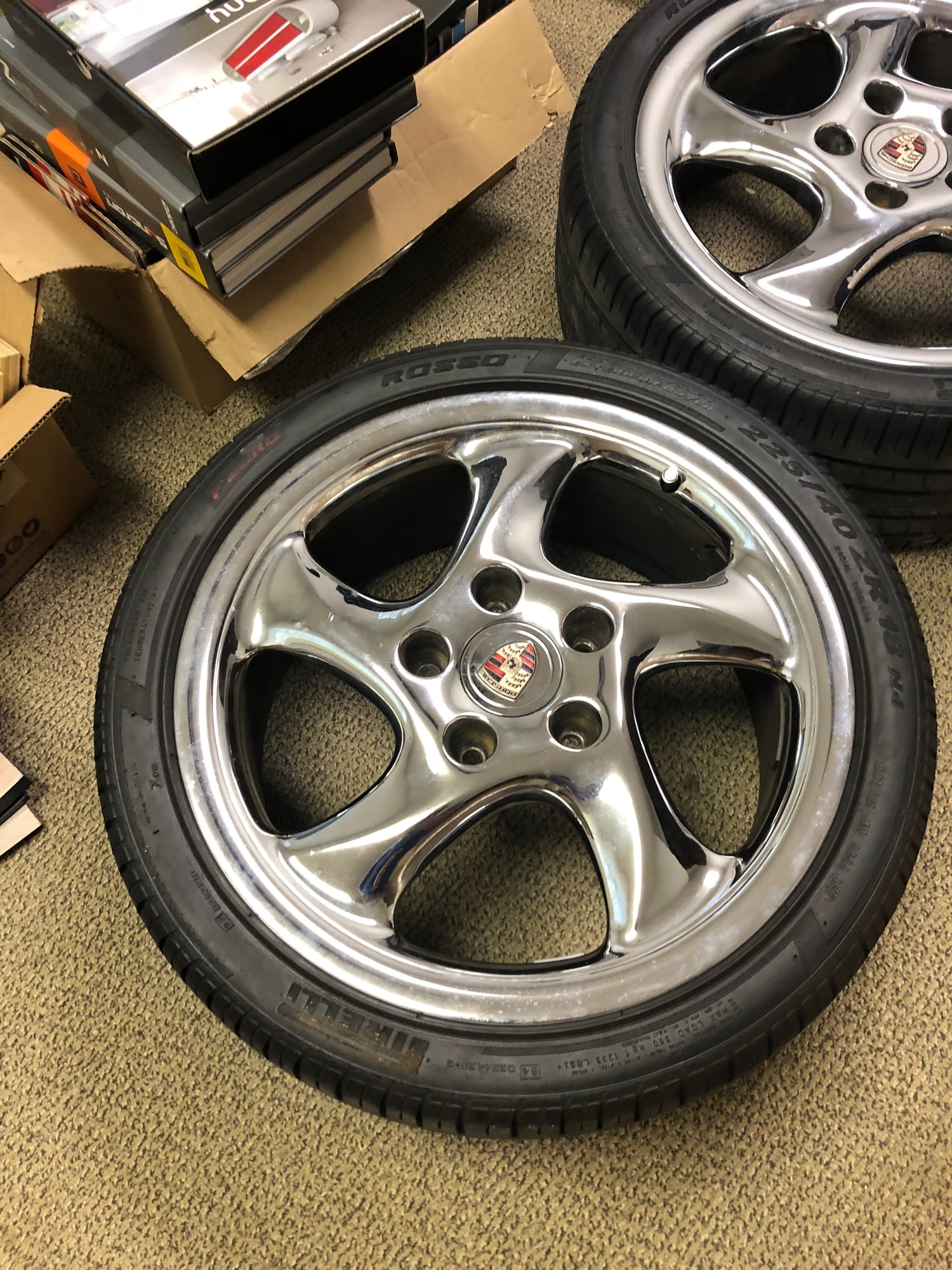 Wheels and Tires/Axles - Oem chrom 993 wheels with new tires - Used - All Years Any Make All Models - Altamonte Springs, FL 32714, United States