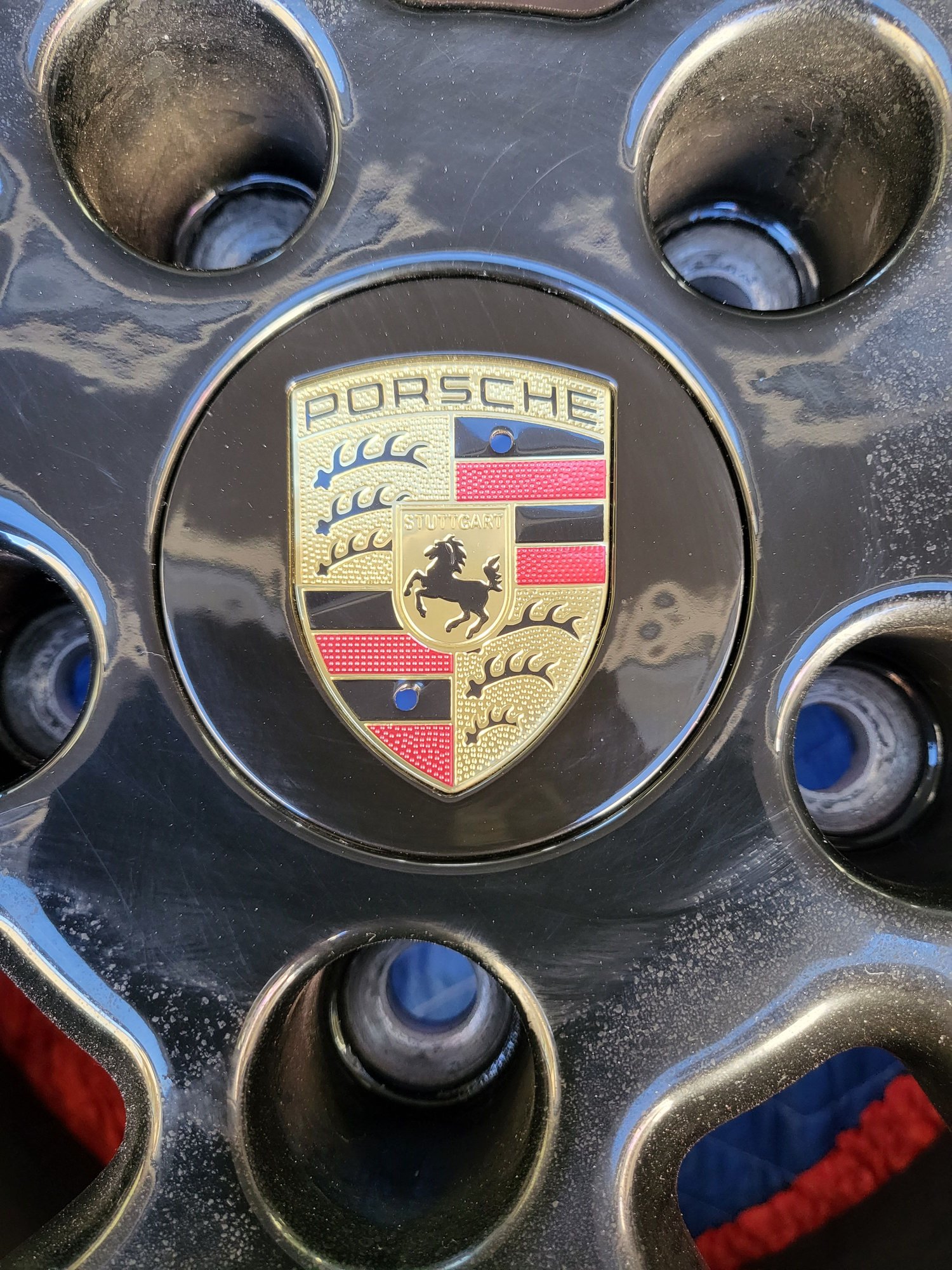 Wheels and Tires/Axles - Mint powder coated Lobster Claw Wheels with Bridgestone Potenza - Used - 2005 to 2012 Porsche 911 - San Ramon, CA 94582, United States