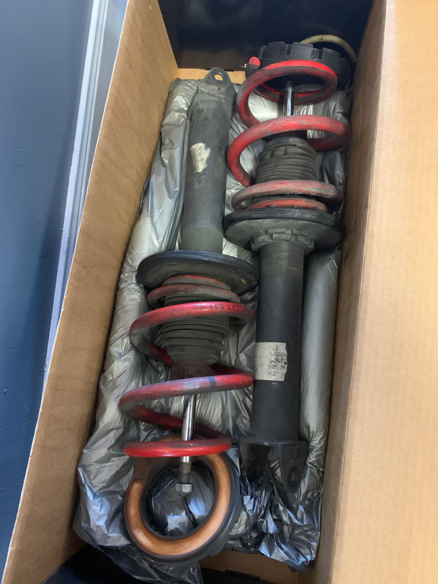 Steering/Suspension - 997.2 GT3 OEM Coilovers/struts and PASM control unit - Used - 2007 to 2012 Porsche GT3 - Houston, TX 77346, United States