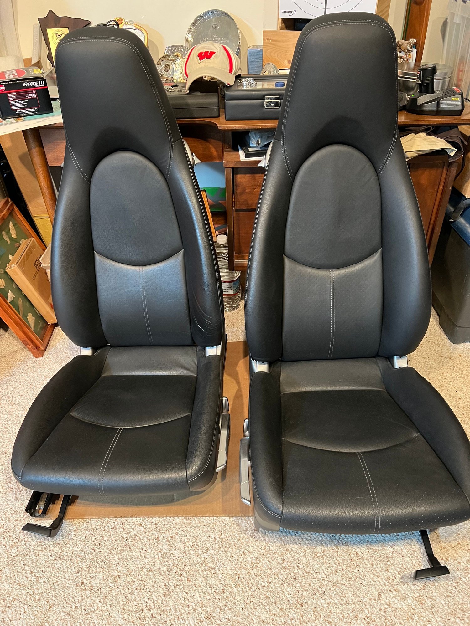 Interior/Upholstery - Porsche 997.2 black leather seats - Used - 2005 to 2012 Porsche 911 - Minneapolis, MN 55426, United States
