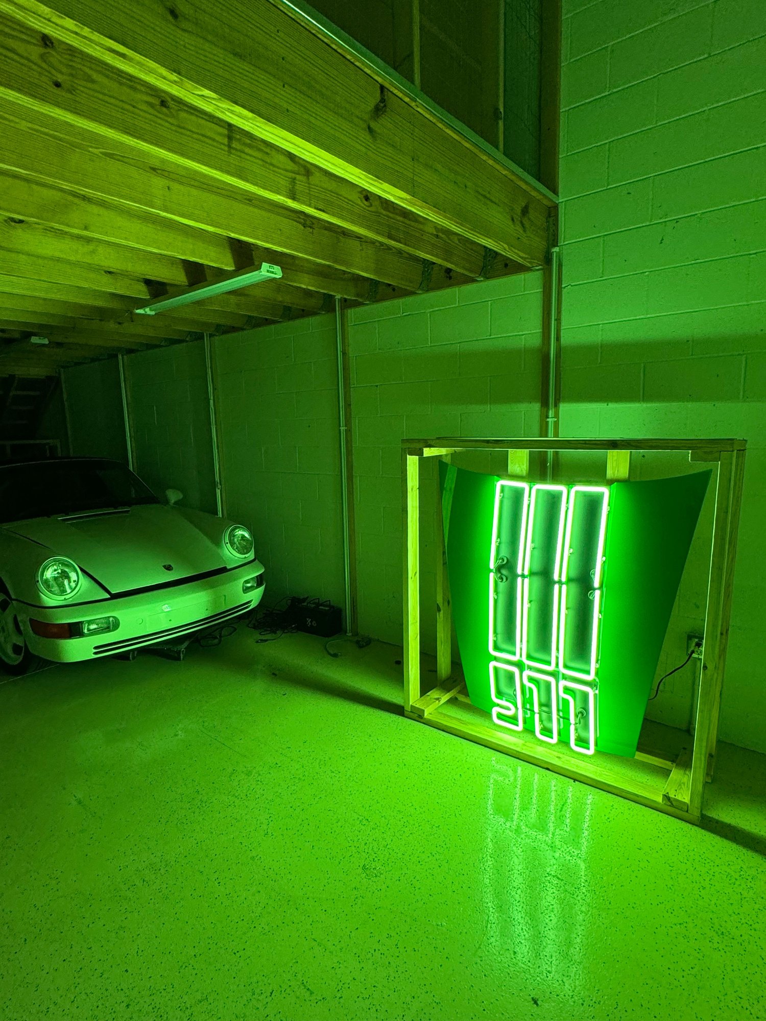 Miscellaneous - Viper Green Porsche 911 Neon Sign - New - 1984 Porsche 911 - Ft Myers, FL 33908, United States