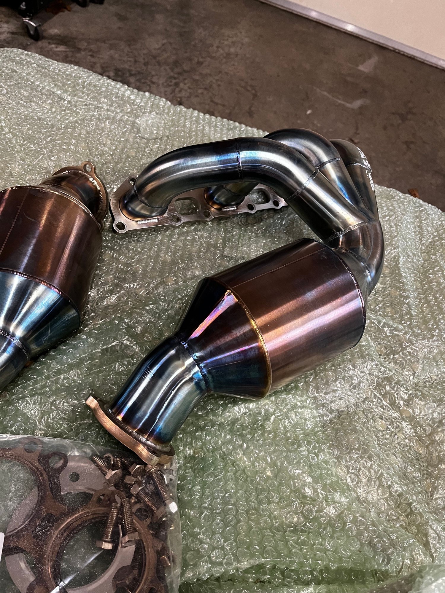Kline Inconel exhaust, OAP's and catted headers for 718 Spyder/GT4/GTS